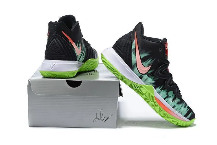 Nike Kyrie 5 Neon Black Basketball Shoes Men !!! CYBER MONDAY SALE !!!