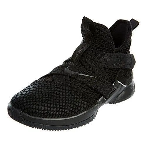 Nike Lebron Soldier 12 SFG 'Triple Black' - Boys Grade School