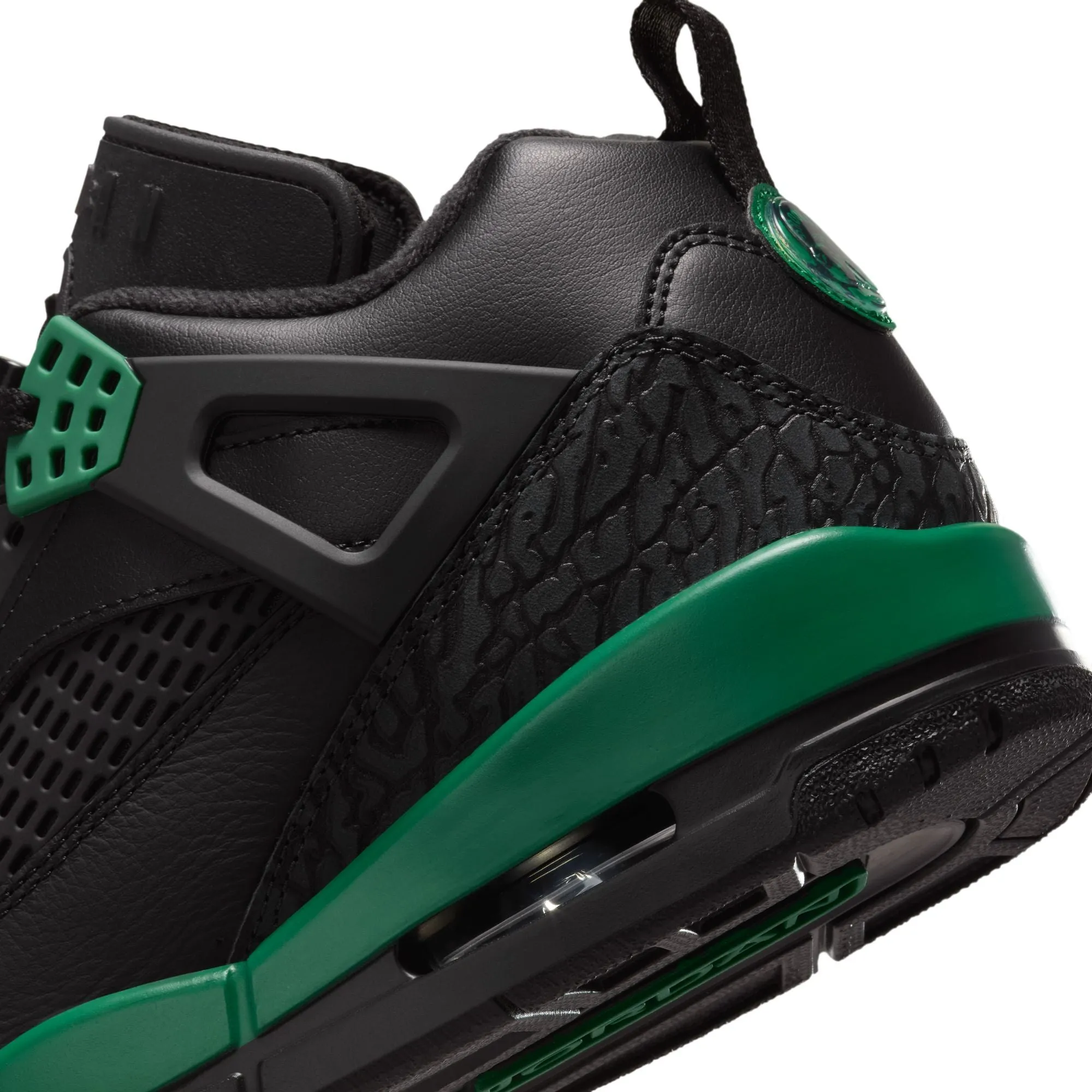 Nike Men's Jordan Spizike Low Shoes - Black / Anthracite / Pine Green