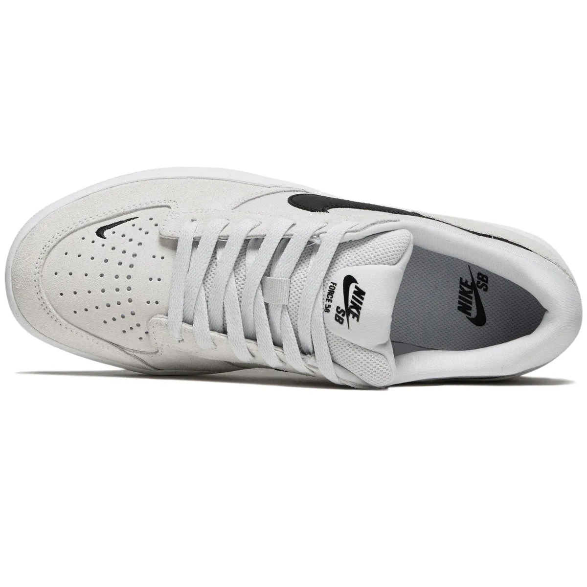 Nike SB Force 58 Shoes - Photon Dust/Black/Photon Dust/White