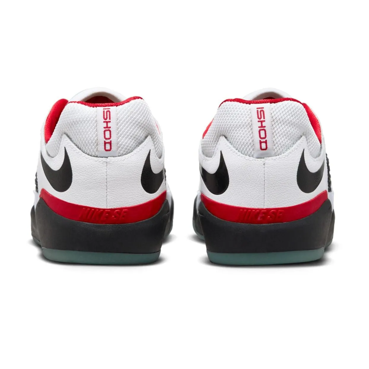 Nike SB Ishod Wair Premium Skateboard Shoe - White/Black-University Red-Black