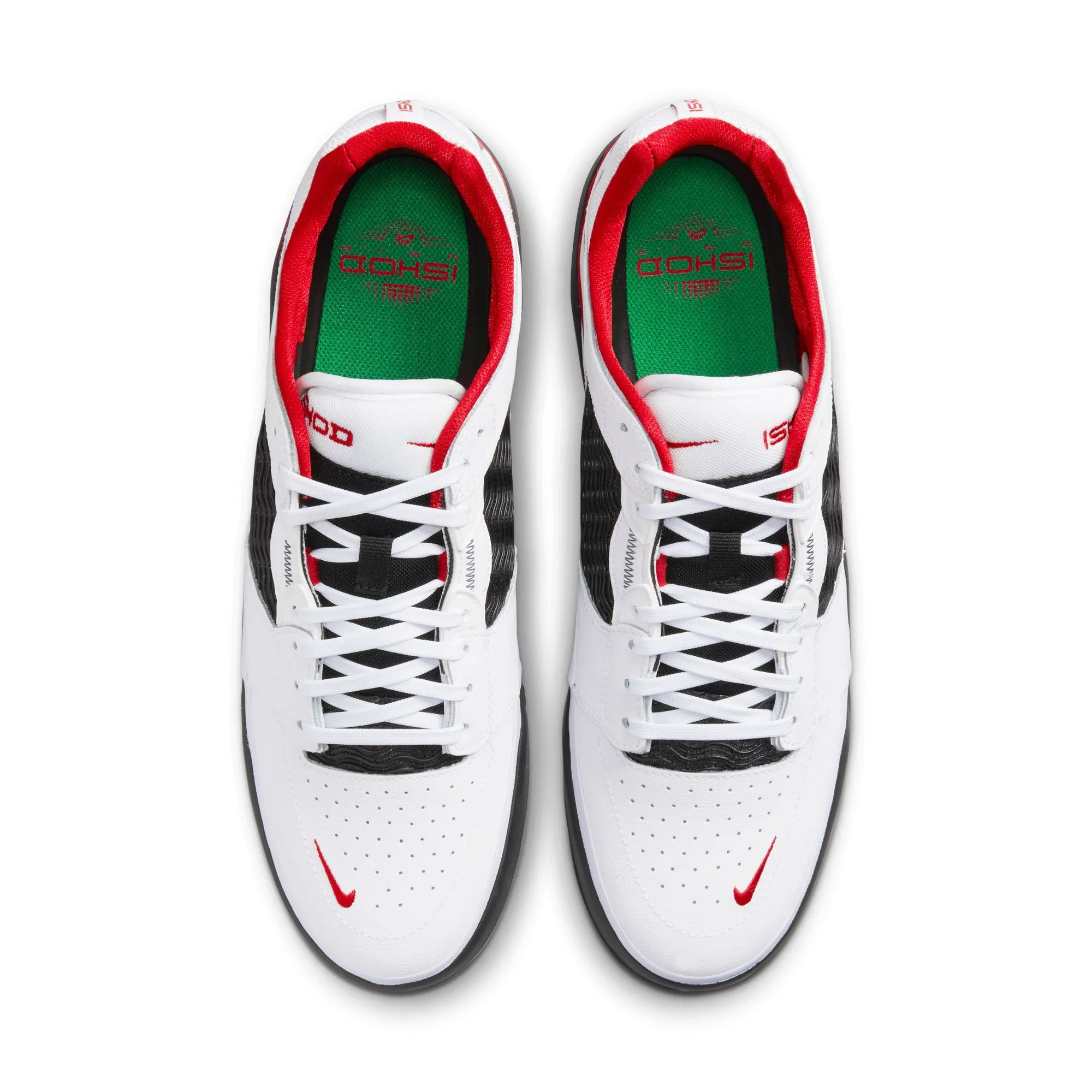 Nike SB Ishod Wair Premium Skateboard Shoe - White/Black-University Red-Black