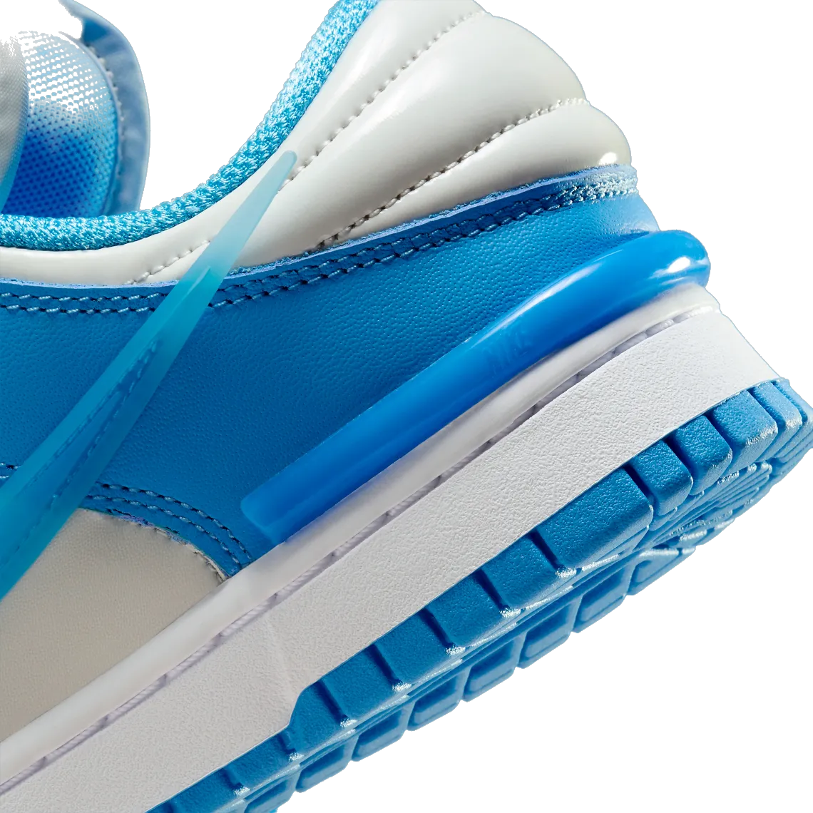 Nike Women's Dunk Low Twist Shoes - Photon Dust / University Blue / White