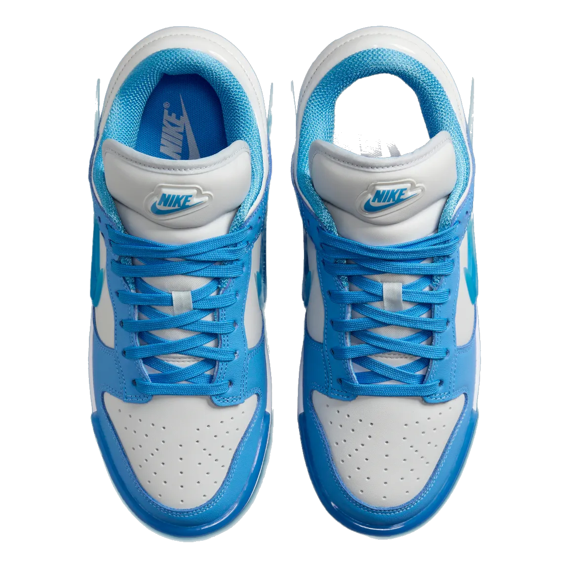 Nike Women's Dunk Low Twist Shoes - Photon Dust / University Blue / White