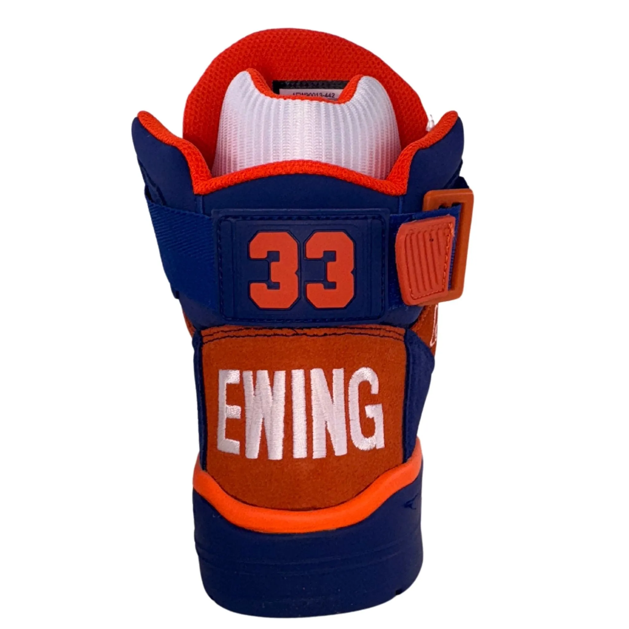 Patrick Ewing Athletics Men's 1EW90013-442 33 HI Dazzling Blue Orange Basketball Shoes