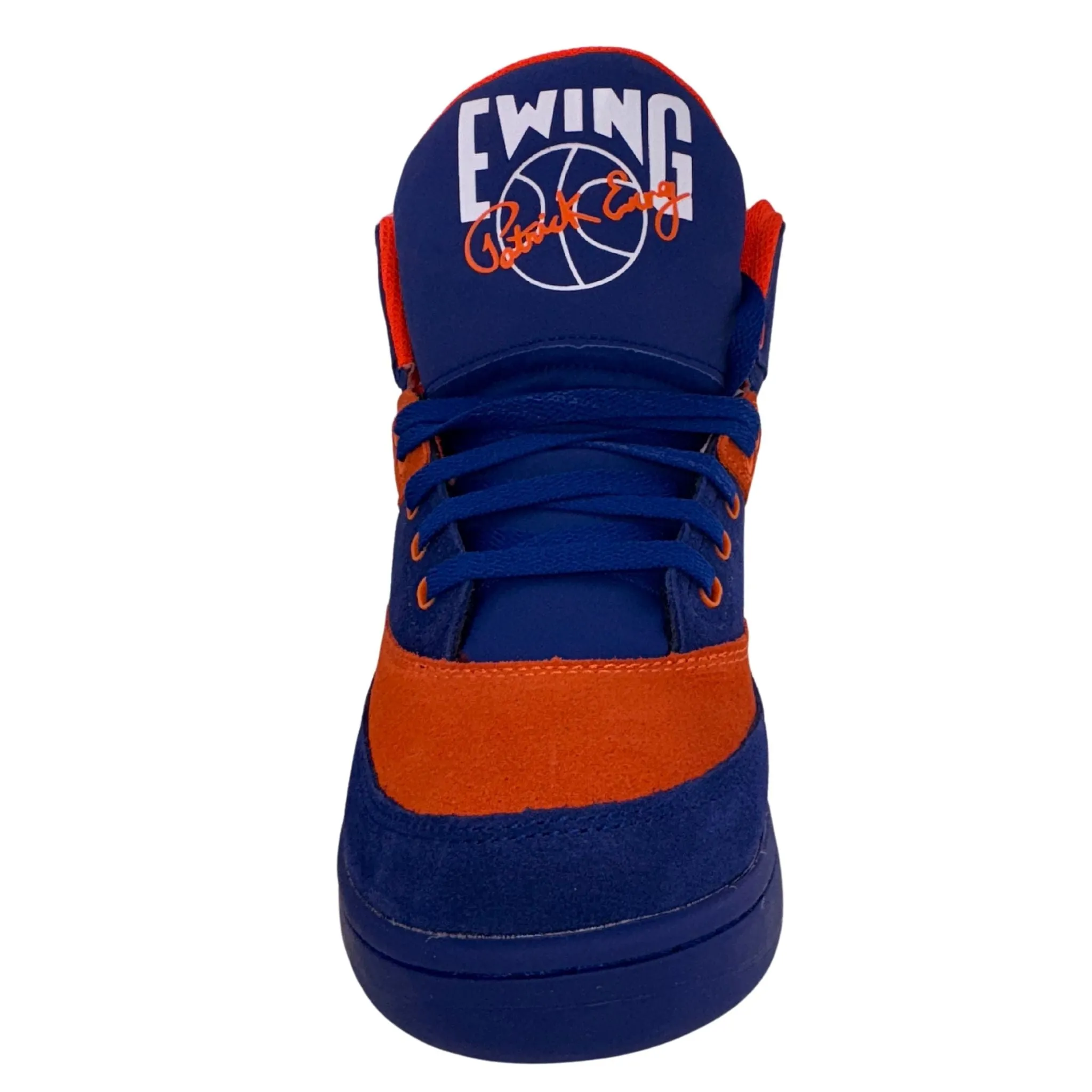 Patrick Ewing Athletics Men's 1EW90013-442 33 HI Dazzling Blue Orange Basketball Shoes