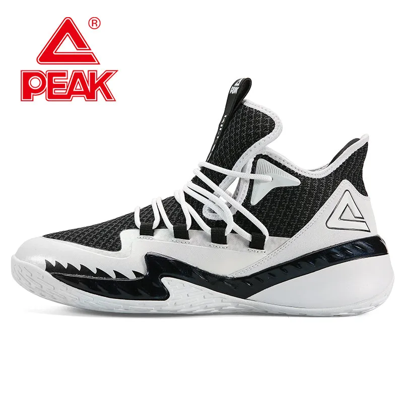 PEAK Men's Basketball Shoes - White/Black DA920231