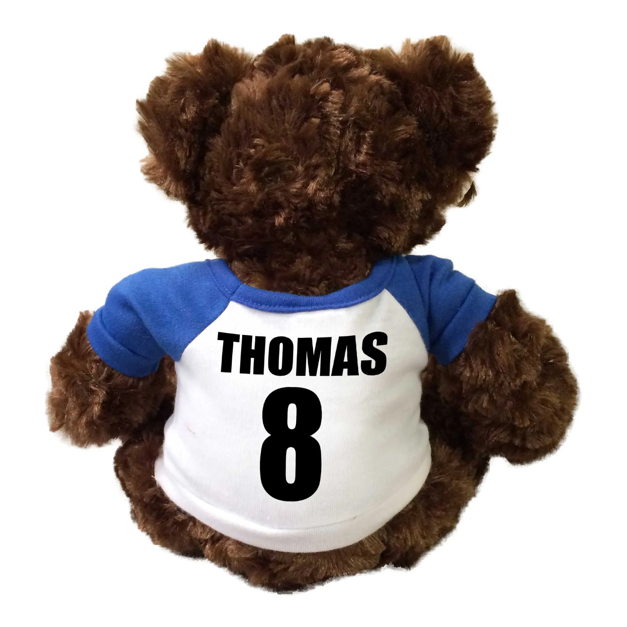 Personalized Basketball Teddy Bear - 13" Brown Vera Bear