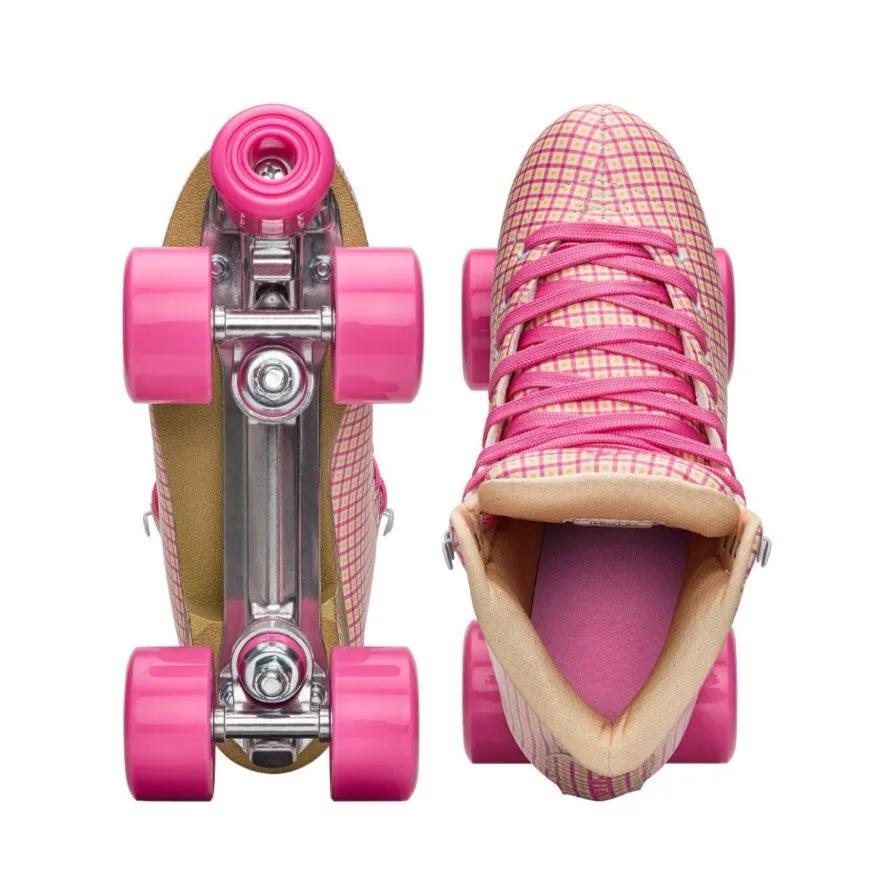 Pink Tartan Impala Roller Skates