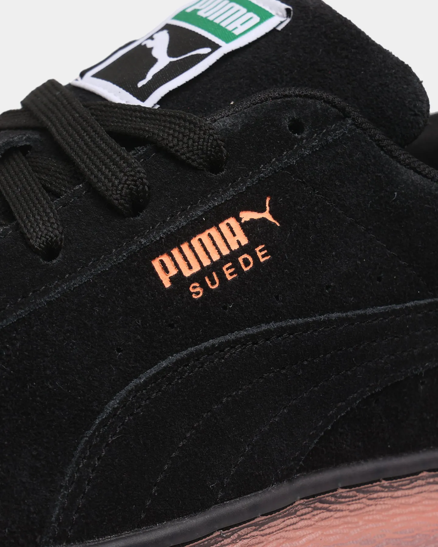 Puma Suede Displaced Basketball Shoes Puma Black-Neon