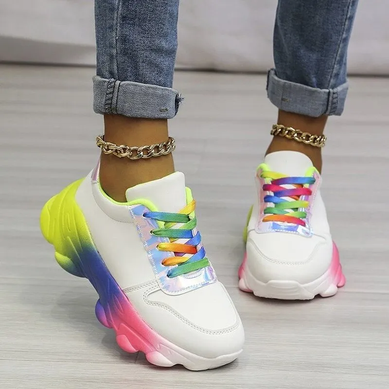 "Marie" Bunte Street-Style-Sneaker