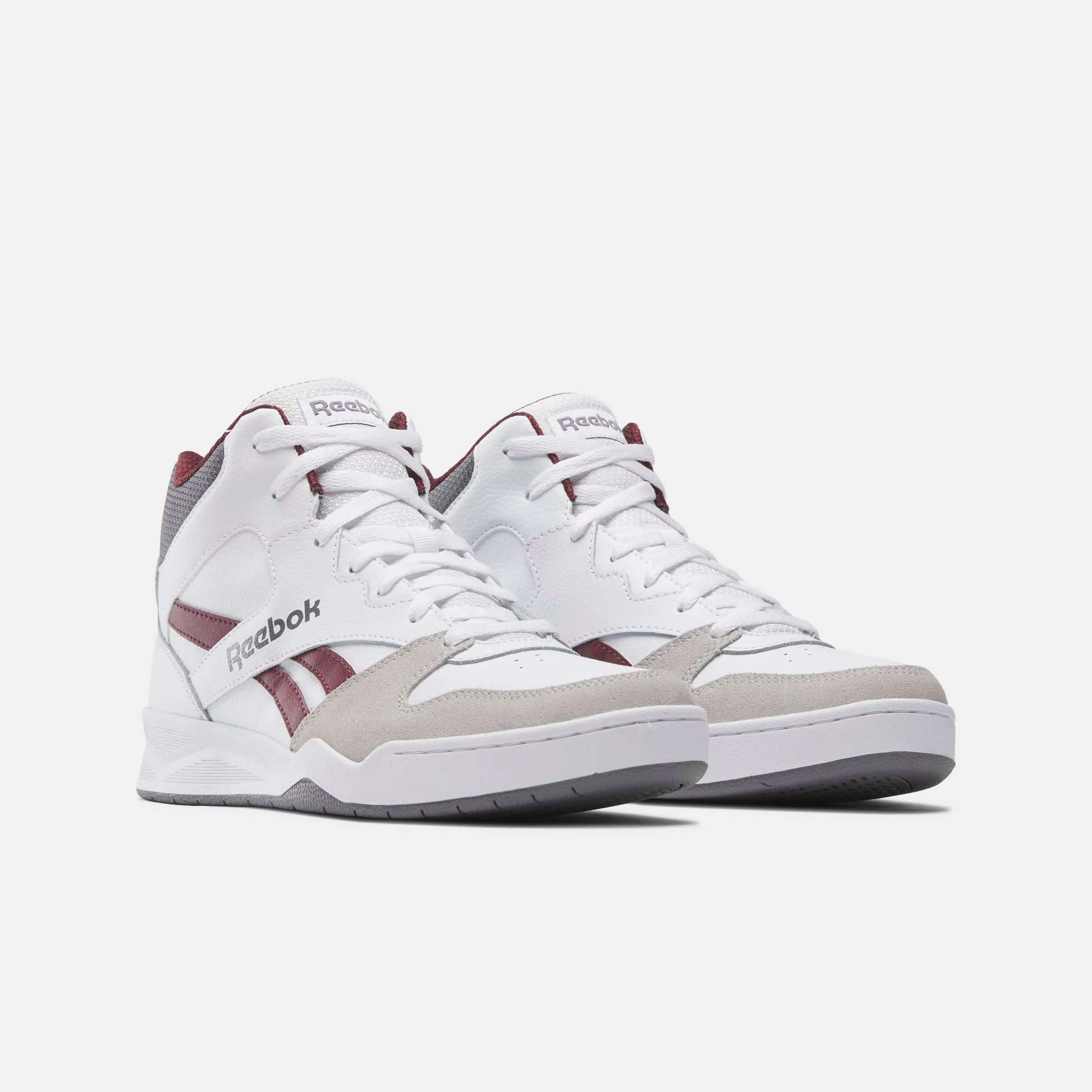 Reebok Royal Bb4500 Hi2 White/Classicmaroon/Puregrey2