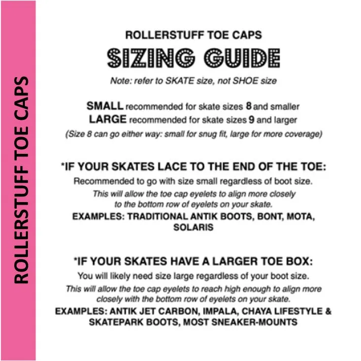 Rollerstuff Aqua Glitter Toe Guards