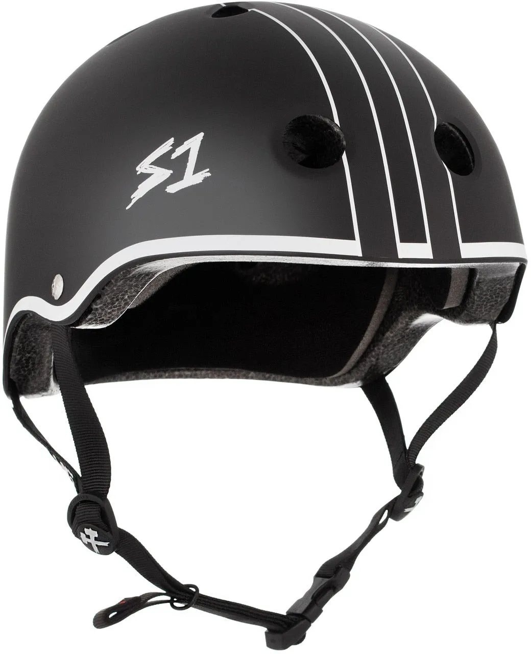 S1 Lifer Helmet - Gavo Collab-Black Gloss/White Outline