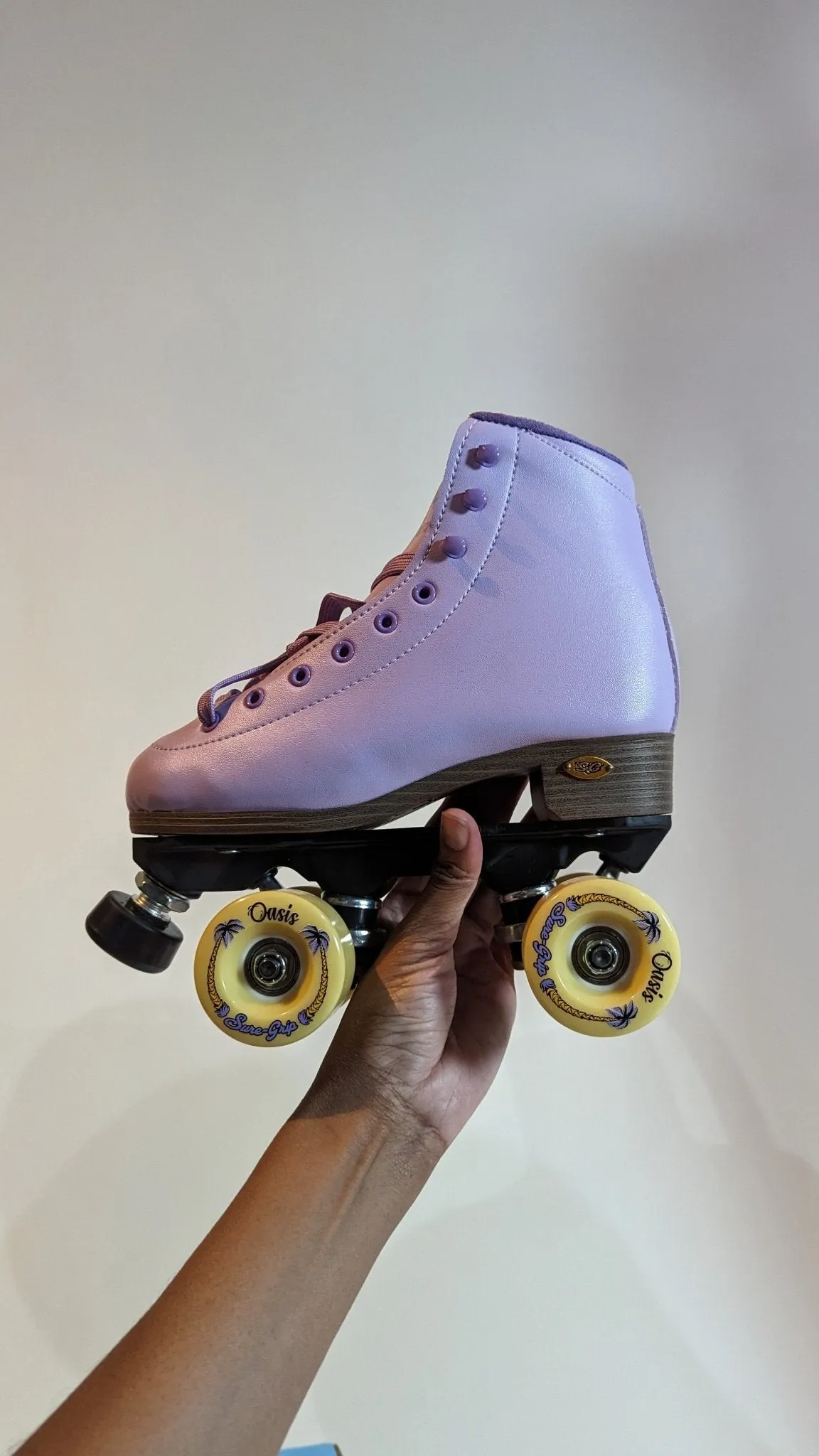 SAMPLE SALE - Purple Roller Skates Size 4 - FINAL SALE