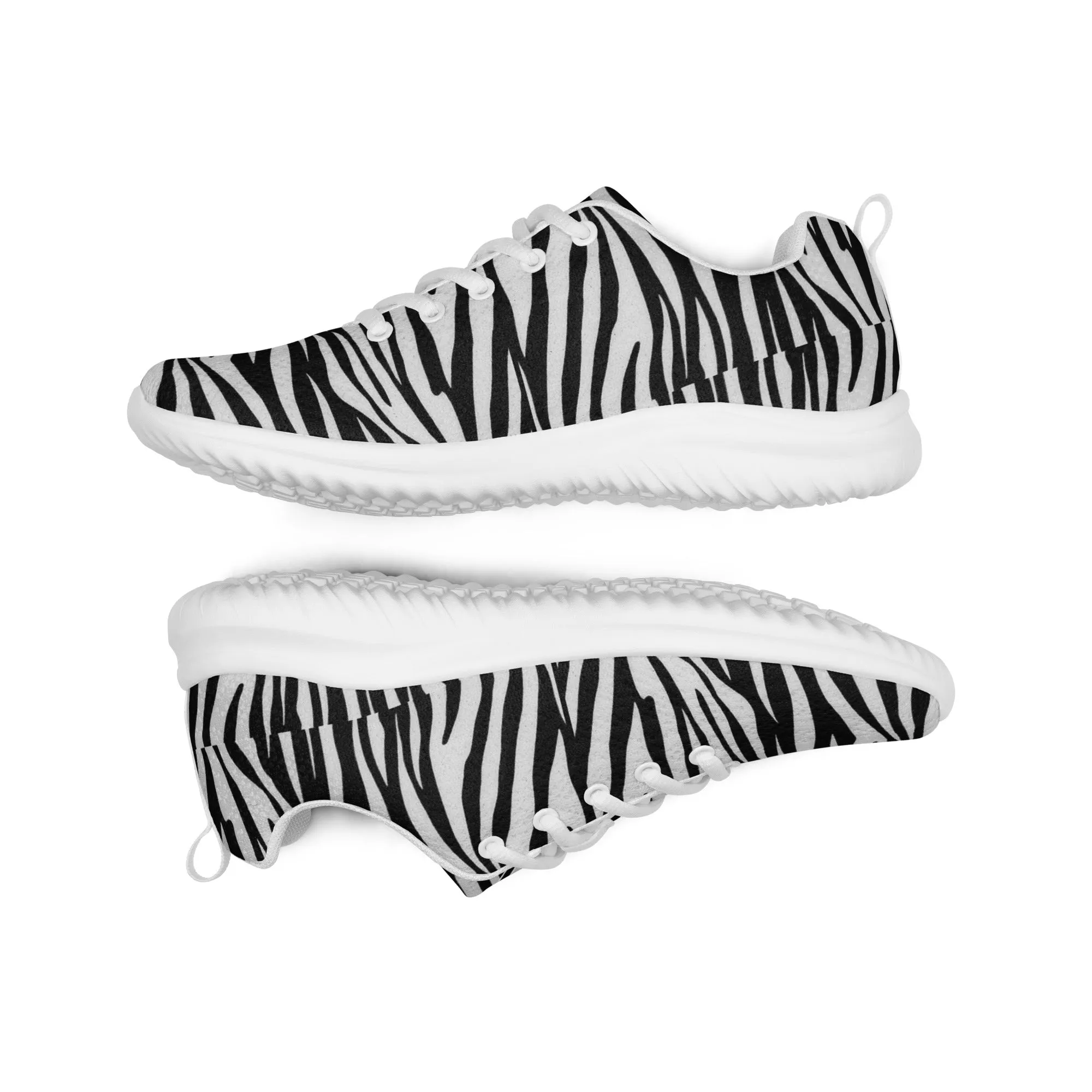 Sixty Eight 93 Logo White & Black OG Zebra Women’s Athletic Shoes