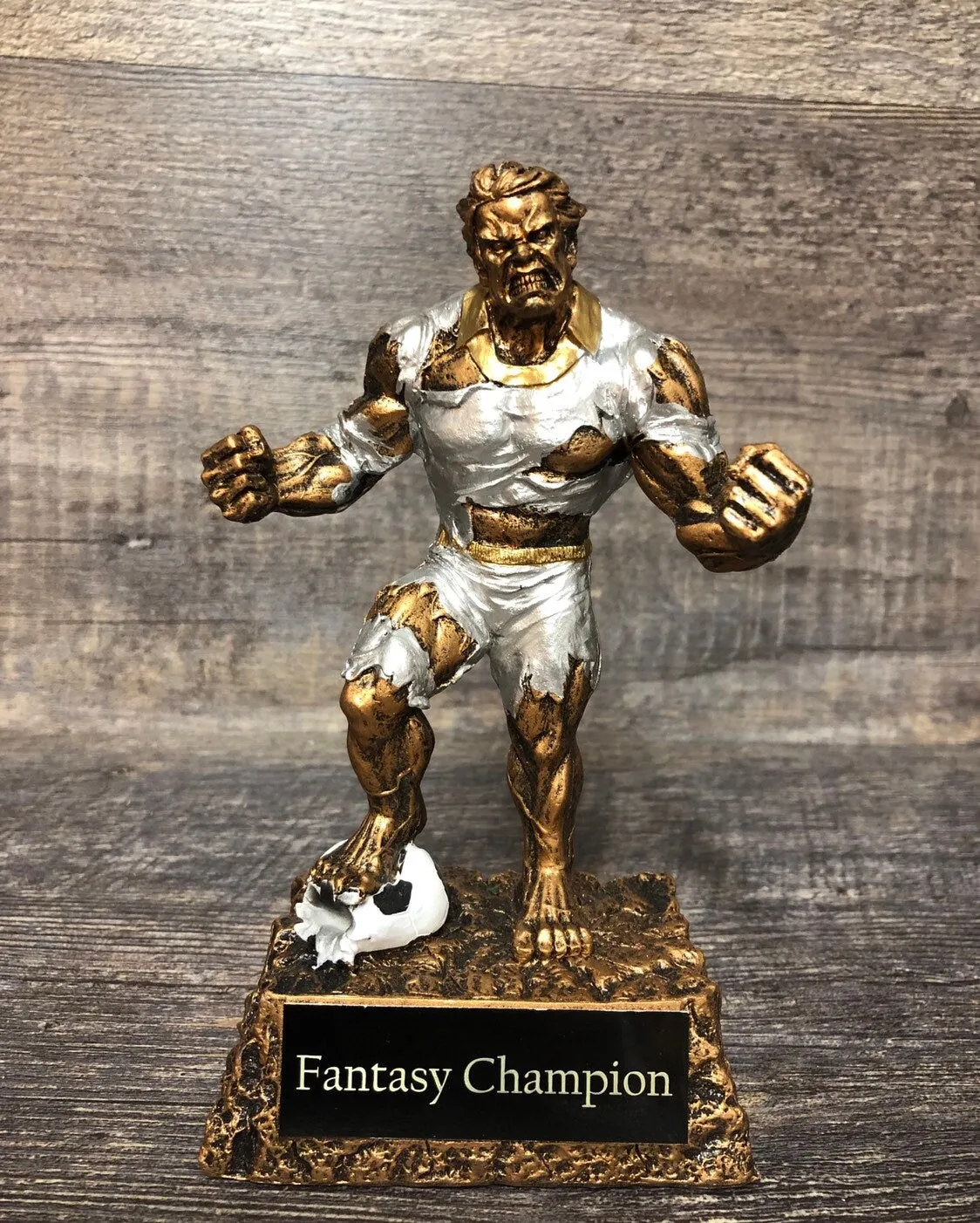 Soccer Trophy Championship Fantasy Soccer / Football Beast Trophy 6 or 12  Perpetual Trophy League Winner Fantasy Award Trophy