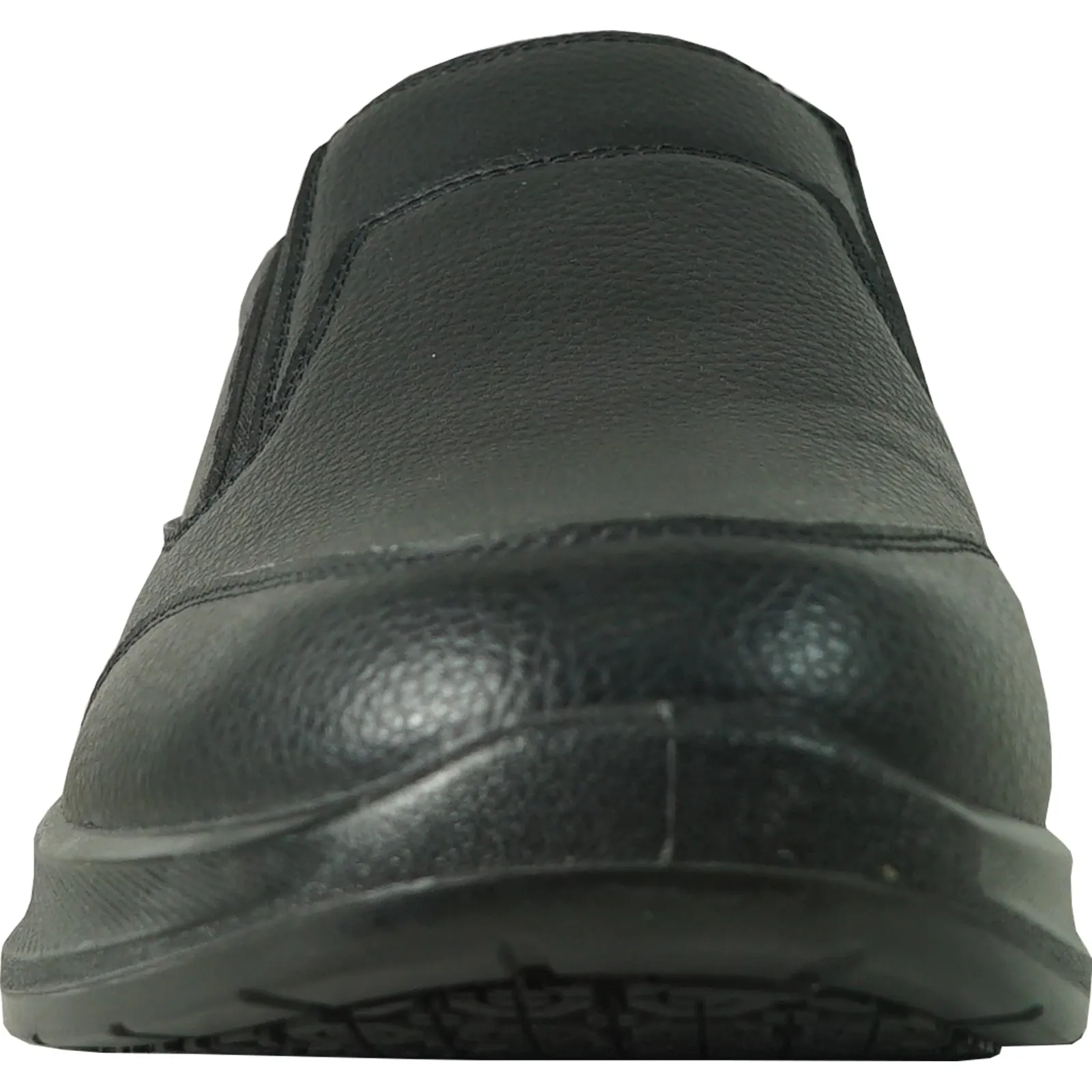 VANGELO Men Slip Resistant Shoe JIMMY-3 Black  - Wide Width Available