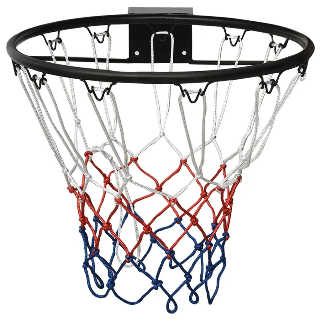 vidaXL Basketball Ring Black 45 cm Steel