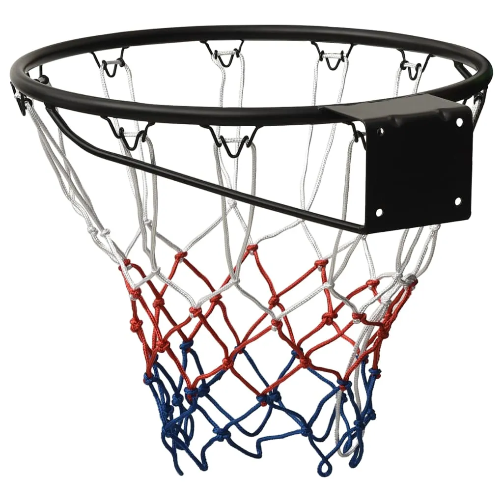 vidaXL Basketball Ring Black 45 cm Steel