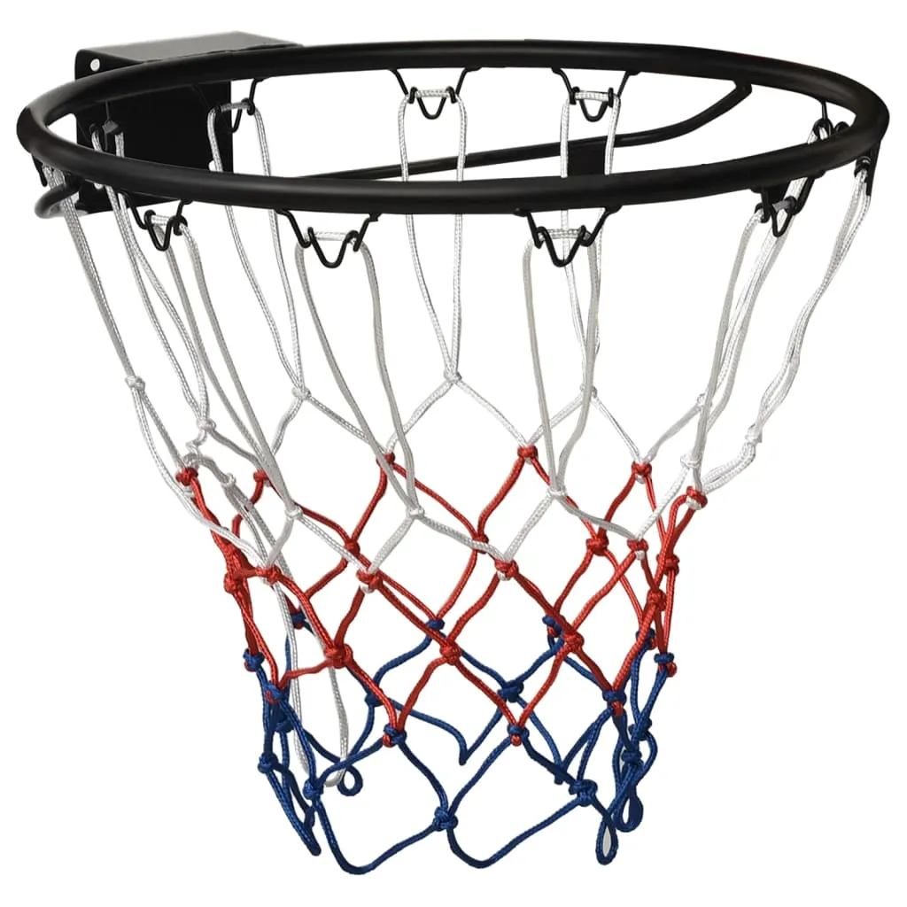 vidaXL Basketball Ring Black 45 cm Steel