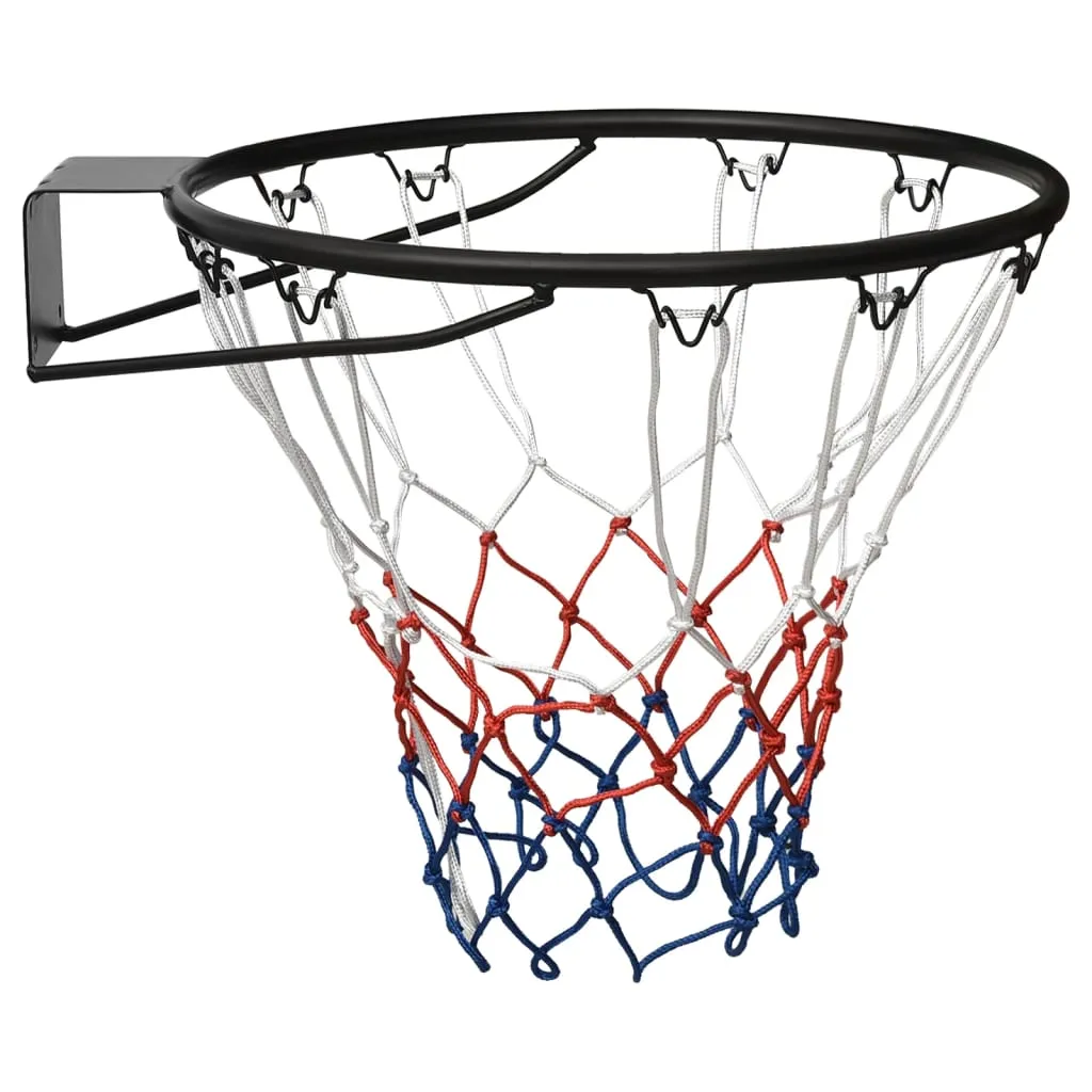 vidaXL Basketball Ring Black 45 cm Steel