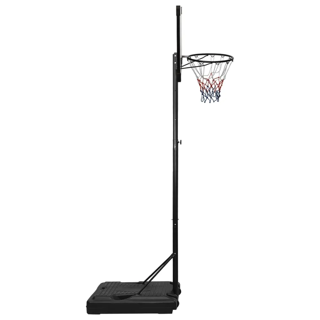 vidaXL Basketball Stand Transparent 235-305 cm Polycarbonate