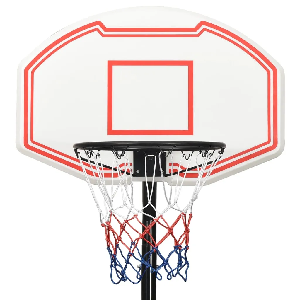 vidaXL Basketball Stand White 282-352 cm Polyethene