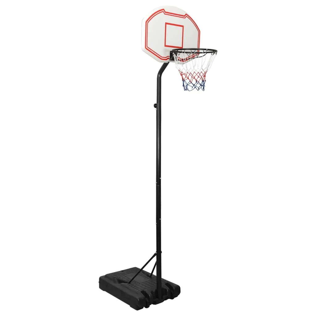 vidaXL Basketball Stand White 282-352 cm Polyethene