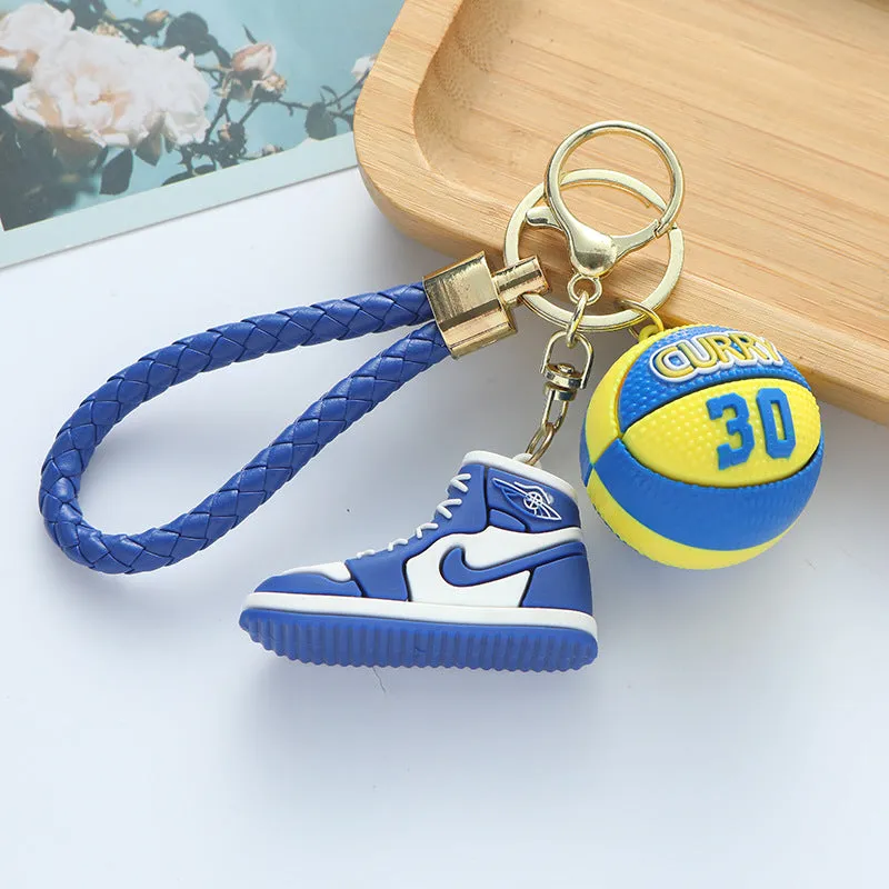 Wholesale  key chain pendant basketball shoes car key chain bag ornaments