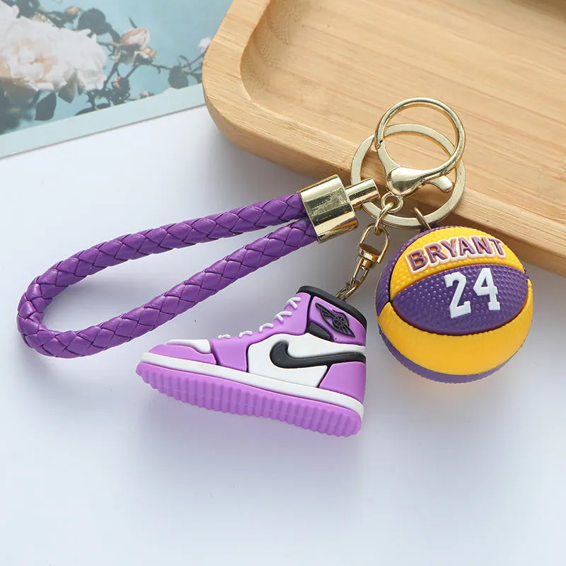 Wholesale  key chain pendant basketball shoes car key chain bag ornaments