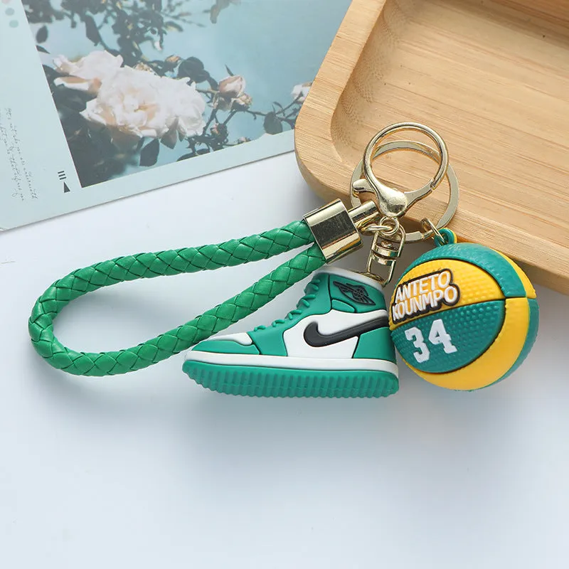 Wholesale  key chain pendant basketball shoes car key chain bag ornaments