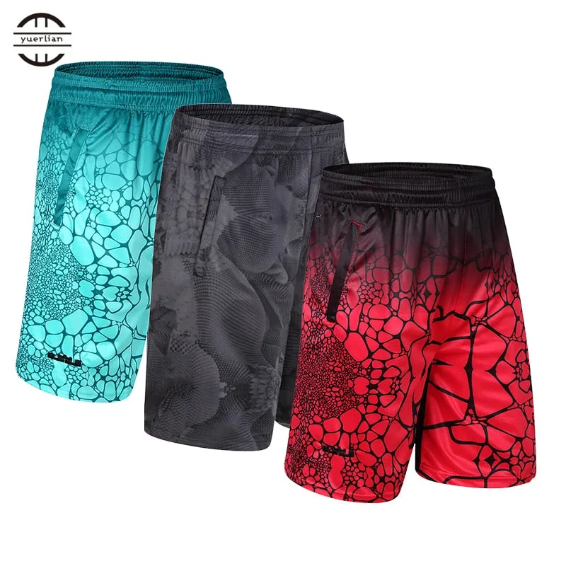 Yuerlian 2017 New Elastic Basketball Shorts WITH POCKETS!