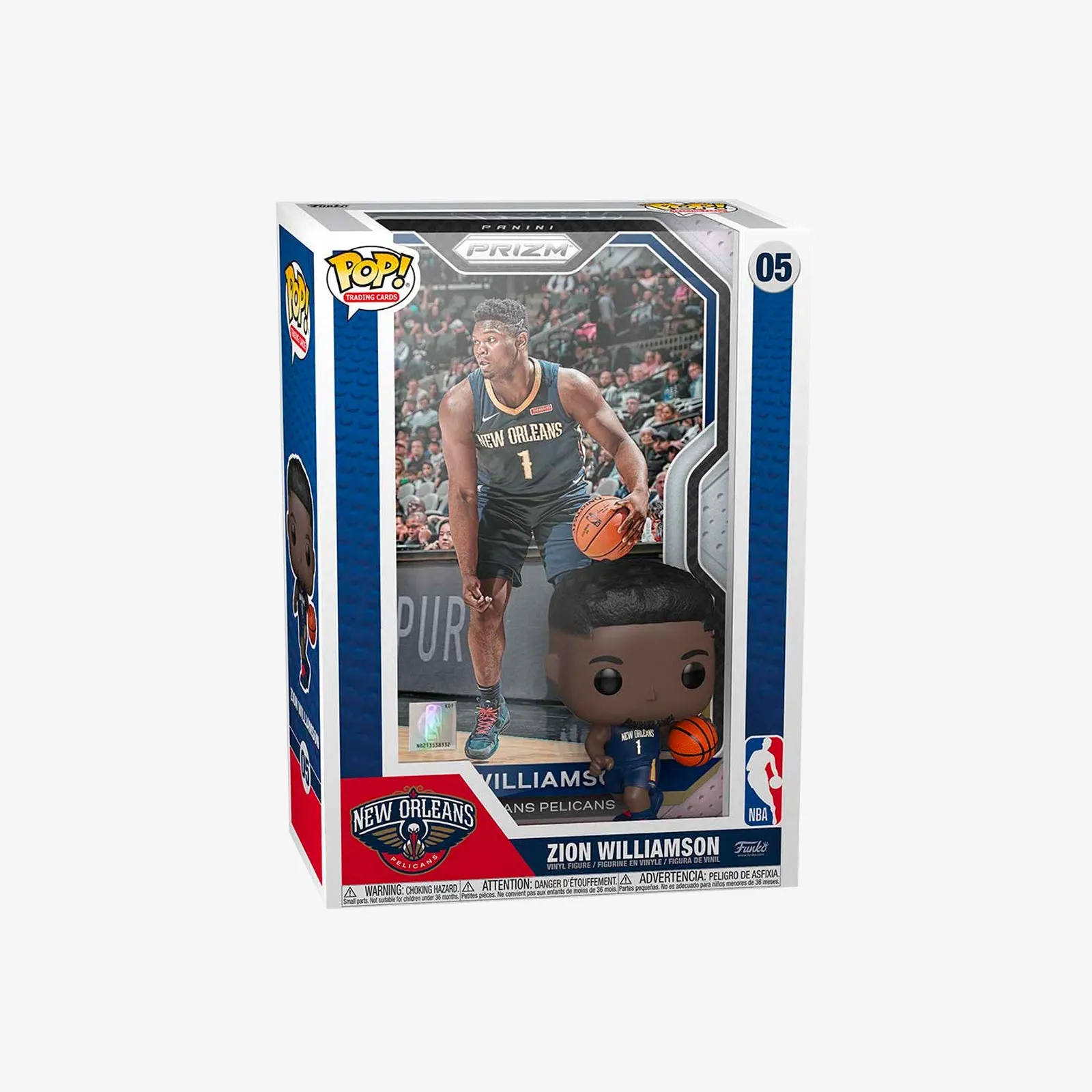 Zion Williamson New Orleans Pelicans Trading Card NBA Pop! Vinyl