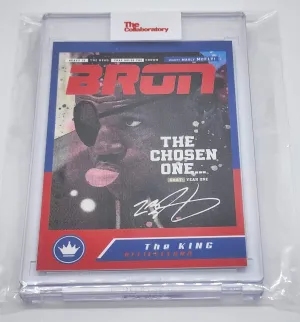 Zooka Bron Card Variant Signed Basketball Art by Marly Mcfly